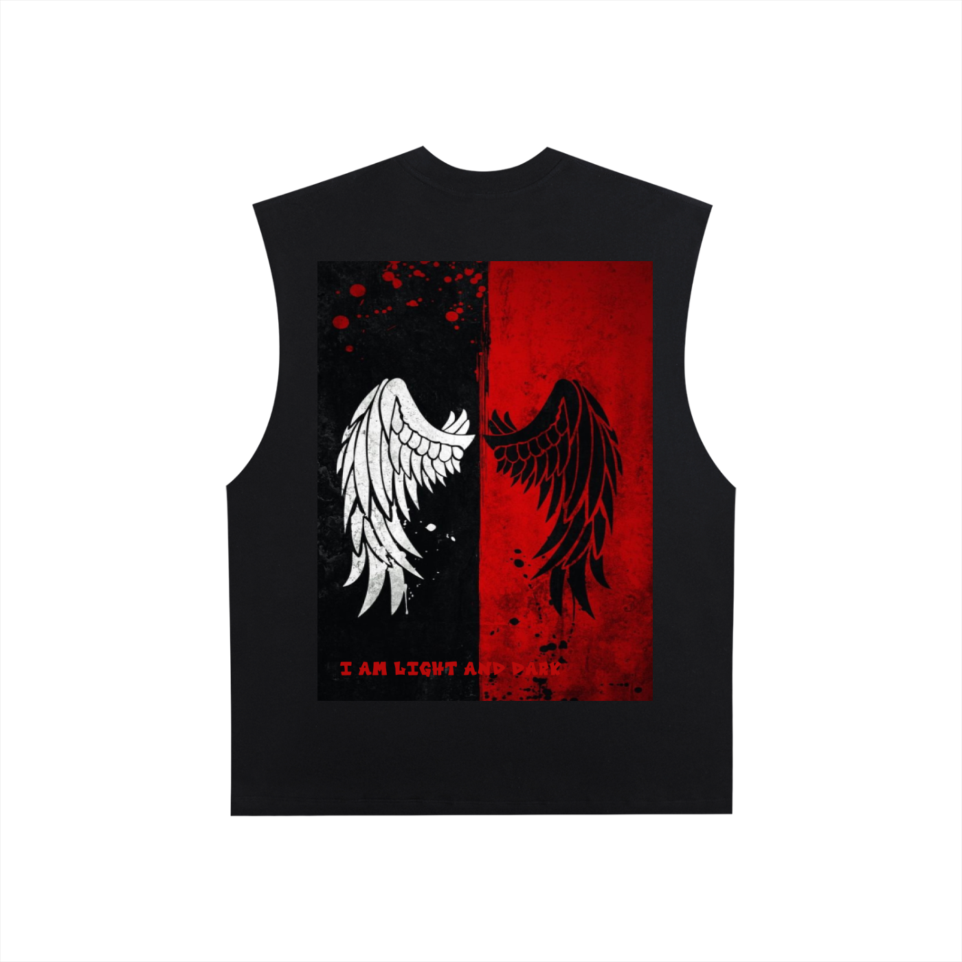 Raw Edge Cotton Tank Top